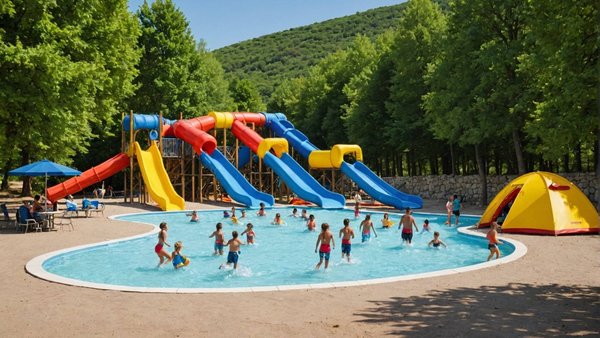 Évadez-vous au camping avec parc aquatique en ardèche