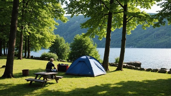 Découvrez le camping aveyron aux genêts au bord du lac pareloup